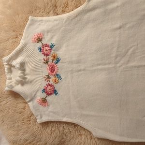 90s embroidered tanktop